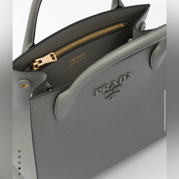 Prada Monochrome Small Saffiano Bag - Picture 4 of 10